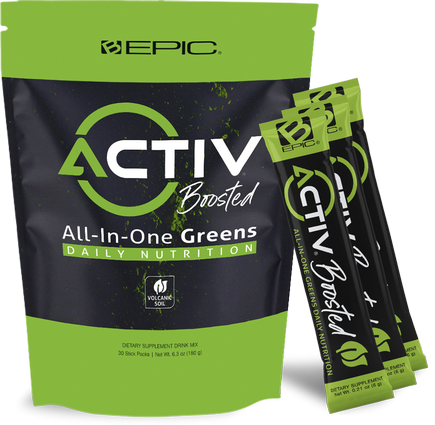 B-Epic ACTIV Greens Boosted | 30 Sticks | 1 Month Supply